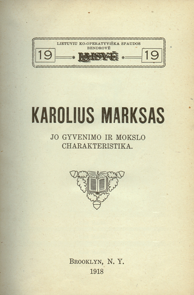 pruseika karolius marksas